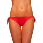 Rote Bikinihosen zum Binden aus Nylon für Damen Größe S 