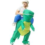 Grüne Dinosaurier-Kostüme für Herren 