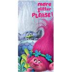 Pinke Trolls Badehandtücher & Badetücher aus Baumwolle schnelltrocknend 70x140 