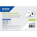 Epson High Gloss Label (Inkjetpapier) 102 mm x 76 mm / weiß / permanent / 40 mm Kern / 415 Etiketten je Rolle / gestanzt