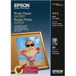 Epson Photo Paper Glossy - A4 - 20 Blätter - weiß C13S042538