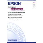 Weißes Epson Photo Quality Inkjet Papier DIN A3, 100g, 100 Blatt aus Papier 