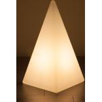 Beige Epstein-Design LED Pyramiden satiniert aus Kunststoff UV-beständig Energieklasse mit Energieklasse F 
