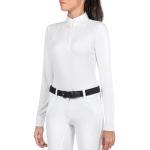 Weiße Atmungsaktive Equiline Turnierbekleidung für Damen Größe M 