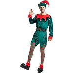 Reduzierte Dunkelgrüne Weihnachtself-Kostüme & Weihnachtswichtel-Kostüme für Herren 
