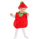 Rote Buttinette Erdbeerkostüme für Kinder 