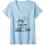 Erdnüsse - Linus Snoopy Snooze T-Shirt mit V-Aussc