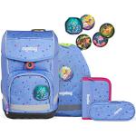 ergobag Unisex Kinder Prime School Backpack Set Rucksack, Bärzaubernd-Blau, Einheitsgröße
