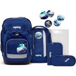 Blaue Ergobag Pack BlaulichtBär Schulranzen Sets aus Polyester 6-teilig zum Schulanfang 