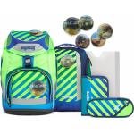 Reduzierte Grüne Ergobag Pack Jungentaschen mit Klettverschluss aus Polyester zum Schulanfang 