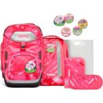 Pinke Ergobag Special Edition Schulranzen Sets 20l mit Einhornmotiv 6-teilig zum Schulanfang 