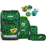 Grüne Sportliche Ergobag Cubo Nachhaltige Schulranzen & Schultornister 19l mit Knopf aus Polyester für Kinder zum Schulanfang 