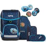 Blaue Sportliche Ergobag Nachhaltige Schulranzen & Schultornister 19l mit Knopf aus Polyester für Kinder 