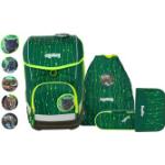 Grüne Ergobag Cubo RambazamBär Trekking-Rucksäcke schmutzabweisend 5-teilig zum Schulanfang 