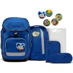 Blaue Unifarbene Ergobag Pack Schulranzen Sets 20l mit Reißverschluss schmutzabweisend für Kinder zum Schulanfang 