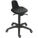 Schwarze Lotz Ergonomische Bürostühle & orthopädische Bürostühle  aus Kunststoff mit Rollen 