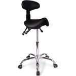 Schwarze Ergonomische Bürostühle & orthopädische Bürostühle  mit Rückenlehne 