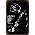 Eric Clapton Album Poster Musik Cover (3) Retro Poster Metall Blechschild Chic Art Retro Eisen Malerei Bar Menschen Höhle Cafe Familie Garage Poster Wanddekoration 20 x 30 cm