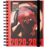 Schwarze Grupo Erik Spiderman Schülerkalender 2023 / 2024 aus Papier 