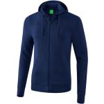 Blaue Erima Basic Line Zip Hoodies & Sweatjacken mit Kapuze für Herren Größe XL 