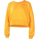 Gelbe Erima Bio Damensweatshirts Cropped Größe L für den für den Sommer 