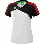 Erima Damen T-Shirt Premium One 2.0 (1081816) weiß/schwarz/rot/gelb