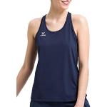 Reduzierte Marineblaue Unifarbene Erima Basic-Tops aus Polyester für Damen Größe S für den für den Sommer 