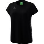 Reduzierte Dunkelblaue Erima T-Shirts aus Baumwollmischung für Damen Größe XS 