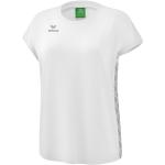Weiße Erima T-Shirts aus Baumwollmischung für Damen Größe M 