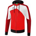 ERIMA Herren Premium One 2.0 Trainingsjacke mit Kapuze Rot/Weiß/Schwarz S (4043523825893)