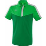 Smaragdgrüne Sportliche Herrenpoloshirts & Herrenpolohemden aus Samt Größe M 