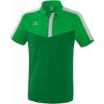 Smaragdgrüne Sportliche Herrenpoloshirts & Herrenpolohemden aus Samt Größe XL 
