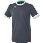 Erima Sport-Tshirt Trikot Retro Star (100% Polyester) grau/weiss Herren, Größe M