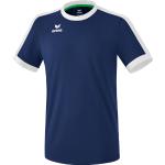 Erima Sport-Tshirt Trikot Retro Star (100% Polyester) navyblau/weiss Herren, Größe M