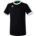 Erima Sport-Tshirt Trikot Retro Star (100% Polyester) schwarz/weiss Herren, Größe M