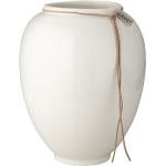 Weiße 22 cm Vasen & Blumenvasen 22 cm aus Keramik 