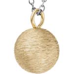Goldene Ernstes Design Kettenanhänger aus Edelstahl für Damen Weihnachten 