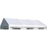 Weiße Degamo Pavillondächer verzinkt 4x6 