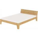 Erst-Holz Betten mit Matratze mit Ländermotiv aus Massivholz 160x200 