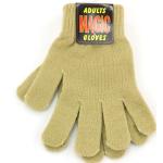 Senfgelbe Fingerlose Handschuhe & Halbfinger-Handschuhe aus Acryl für Damen für den für den Winter 