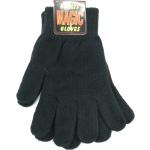 Schwarze Fingerlose Handschuhe & Halbfinger-Handschuhe aus Acryl für Damen für den für den Winter 