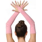 Rosa Fingerlose Handschuhe & Halbfinger-Handschuhe für Damen Einheitsgröße 
