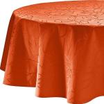 Orange Runde Runde Tischdecken schmutzabweisend 