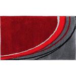 Erwin Müller Badematte Mykonos, Badteppich, Badvorleger rutschhemmend rot Größe 70x120 cm - kuscheliger Hochflor, für Fußbodenheizung geeignet (weitere Farben, Größen)