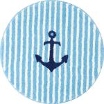 Blaue Maritime Erwin Müller Runde Badematten & Duschvorleger 