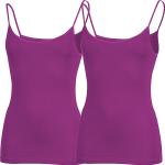 Violette Damenunterhemden Größe L 2-teilig 