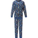 Blaue Kinderschlafanzüge & Kinderpyjamas Größe 134 
