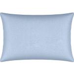 Blaue bügelfreie Bettwäsche mit Reißverschluss 50x70 