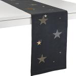 Silberne Bestickte Tischbänder mit Weihnachts-Motiv 