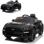 Schwarze Ford Mustang Elektroautos für Kinder 